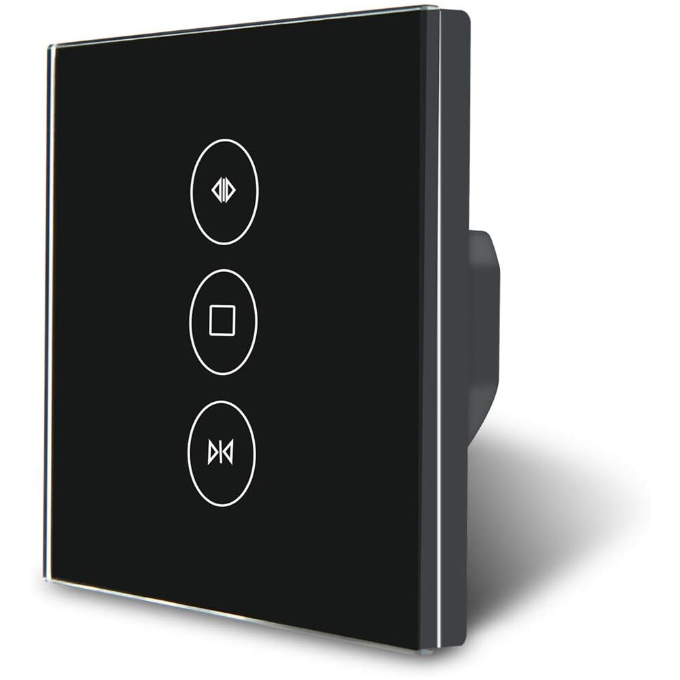 2.5D Curved Tempered Glass Panel Light Switch For Smart Living, App Control & Voice Control, Customize Schedule And Timer, Neutral Wire Required, Tuya 9454554080345