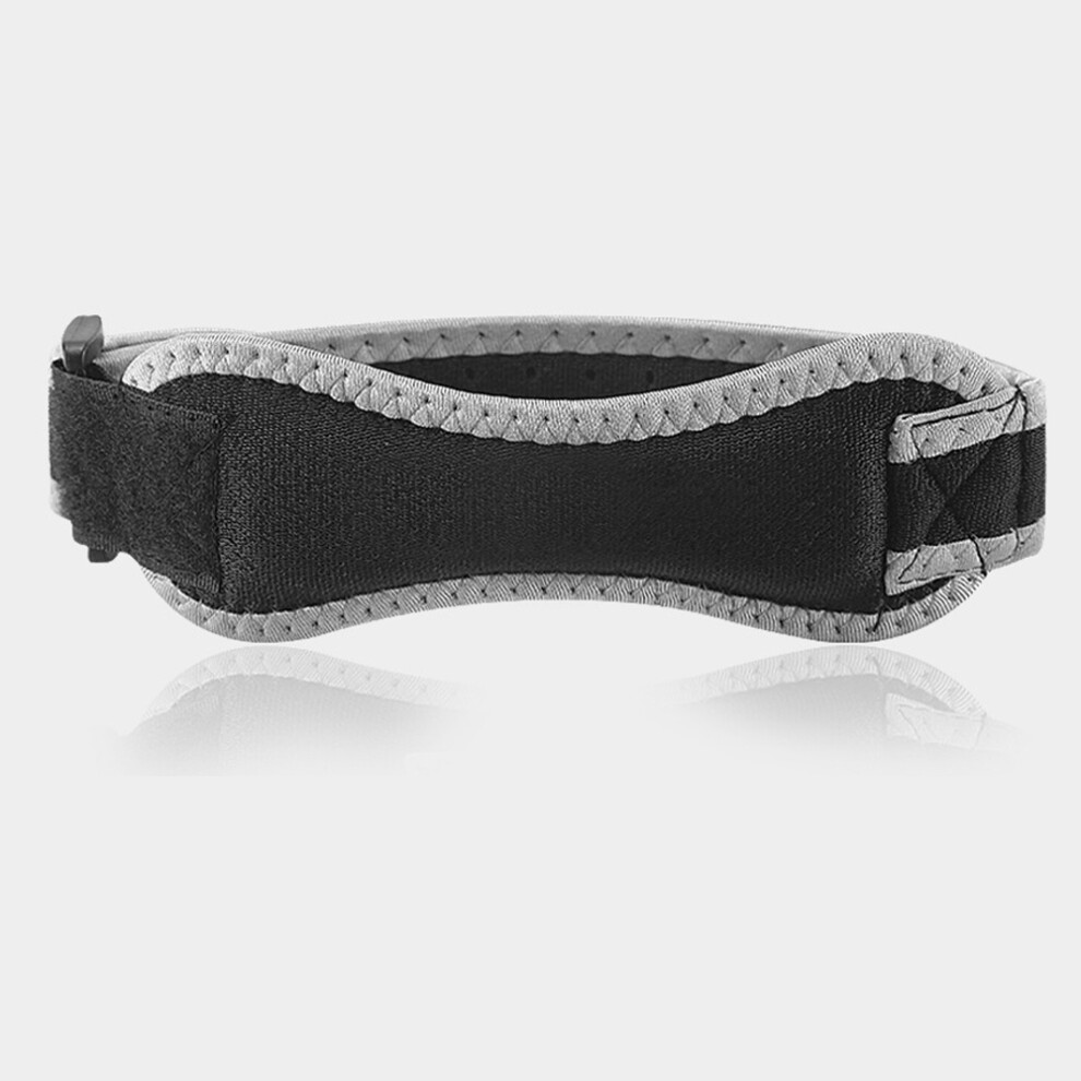 Adjustable Knee Braces, Patella Stabilizer with Dual Silicone Shock Absorption for Knee Pain Relief, Breathable and Sweat-Wicking Knee Support for Run