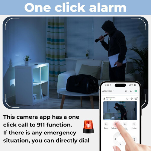 Dome Security Camera 2 Pack with Night Vision and Motion Detection for Home and Office 1
