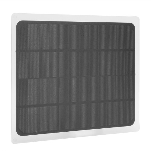 Multifunksjonelt justerbart solcellepanel for lading av 12V bilbatteri, solcelleløsning for sikkerhetskameraer, ideell for biler, båter, 2