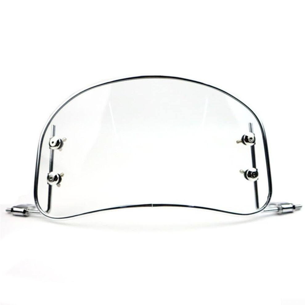 Motorcycle Windshield Windscreen Round Transparent Abs For Offroad Riding And Wind Resistance Reduction 9001264545451