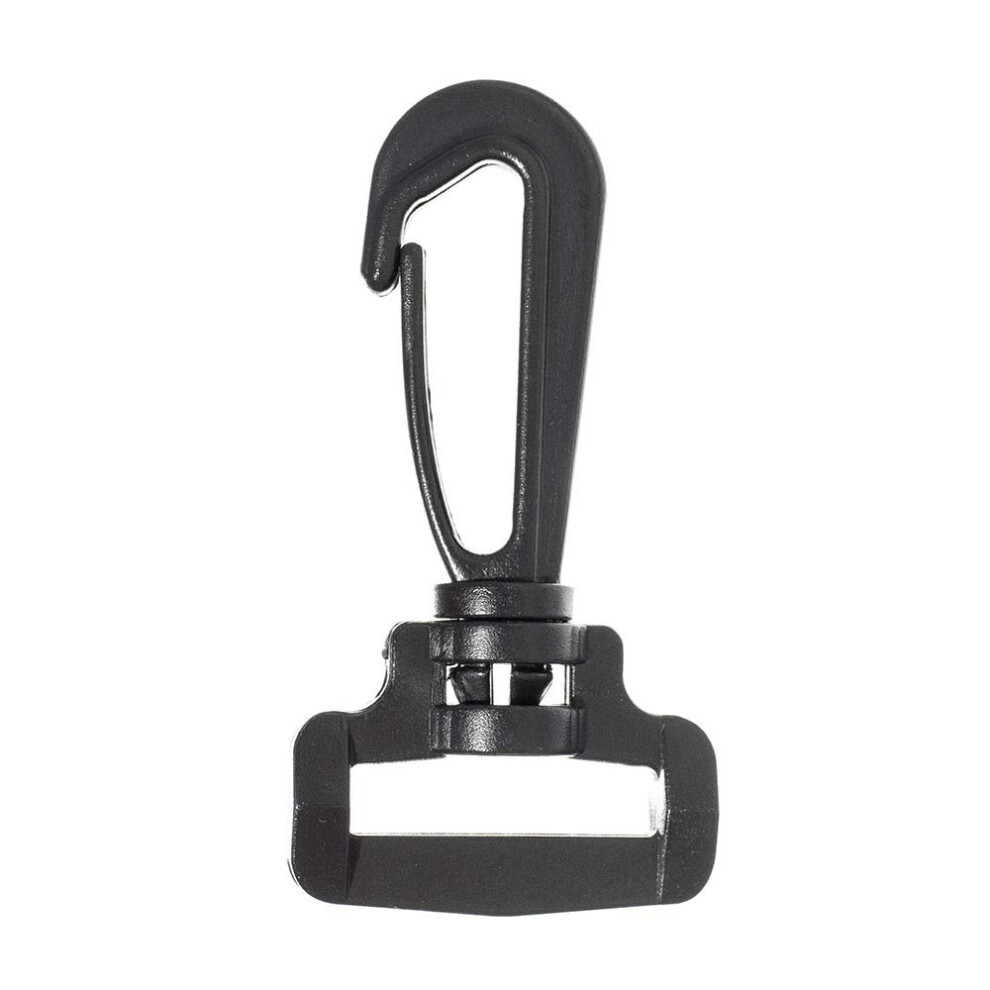 Plastic Swivel Snap Hook 1 Inch Black 360 Rotating Clip For Handbags Backpacks Luggage Straps 9323874591667
