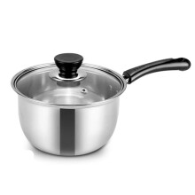 Stainless Steel Soup Pot NonStick Cookware for Gas and Induction Cooker Milk Pan Kitchen Use Ref: 9133