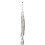 Fish Shaped Seam Ripper Thread Cutter for Sewing and Stitch Removal, Silver, Small 3