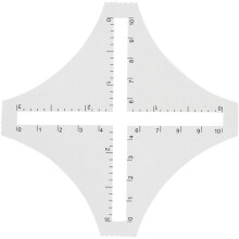 Knitting Gauge Ruler and Converter for Sewing and Crochet Accurate Measuring Tool
