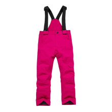 Petos de nieve de invierno para niños, pantalones de esquí impermeables y aislantes con cintura elástica, monos de snowboard transpirables para