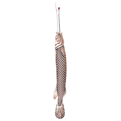 Fish Shaped Seam Ripper Thread Unpicker for Sewing Stitch Removal Needlework Cutter Red Bronze