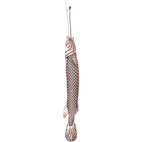 Fish Shaped Seam Ripper Thread Unpicker for Sewing Stitch Removal Needlework Cutter Red Bronze 1