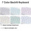 Bluetooth Keyboard Case with 7Color Backlit and Mouse for Pad 6/6 Pro, Green 3