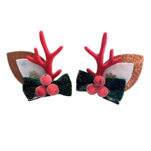 Épingles à cheveux festives confortables, pinces décoratives qui ajoutent une touche de glamour à votre tenue de Noël, convenant aux adultes et