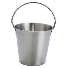 French Fries Snack Bucket with Handle and Lid for Party Food Storage and Outdoor Events