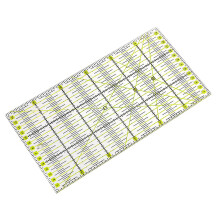 Sewing Ruler 15x30cm with Angle Markings for Quilting Patchwork Dressmaking and Ironing