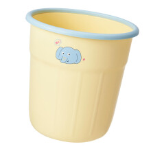 Trash Can with Lid Round Plastic Waste Bin for Bathroom Kitchen Office Home Organizer