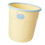 Trash Can with Lid Round Plastic Waste Bin for Bathroom Kitchen Office Home Organizer 1