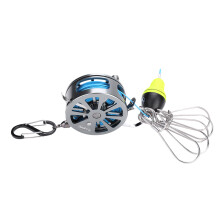 Lebendfischhalter, Fischleine mit Kraftausgleichsmechanismus und Halteperlen, Angelhaken aus Stahldraht für Süß- und Salzwasserangeln (Adventure)