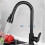 Βρύση κουζίνας μονής λαβής με ψεκαστήρα 3 λειτουργιών, συρόμενος σχεδιασμός, 2