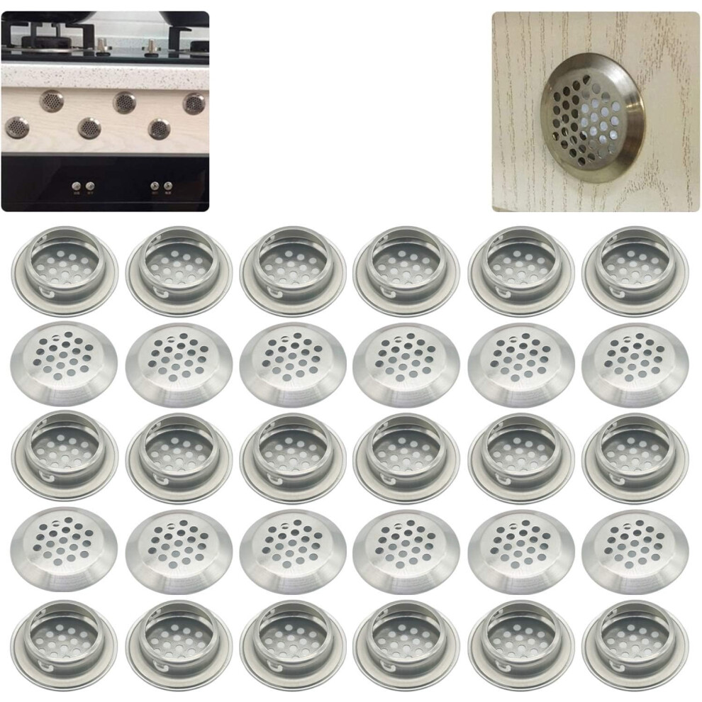 Ventilation Solution, Circular Air Vents With Dust-Proof Mesh Hole Design For Easy Maintenance In Desks, Conference Rooms, Concert Halls, Anti-Corrosi 9454554771595