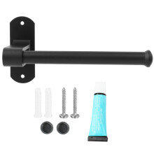 Stylish Stainless Steel Toilet Paper Holder For Versatile Installation, Fine Workmanship Rust-proof Durable And Practical Easy Refill Toilet Roll Hold