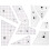 Clear Acrylic Quilting Ruler Set for Sewing, Tailors, Embroidery Measuring Tools 5pcs 4