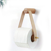 Porta-papel higiênico com prateleira, feito de madeira compensada de bétula durável e ecológica, madeira de faia de alta qualidade, adequado para