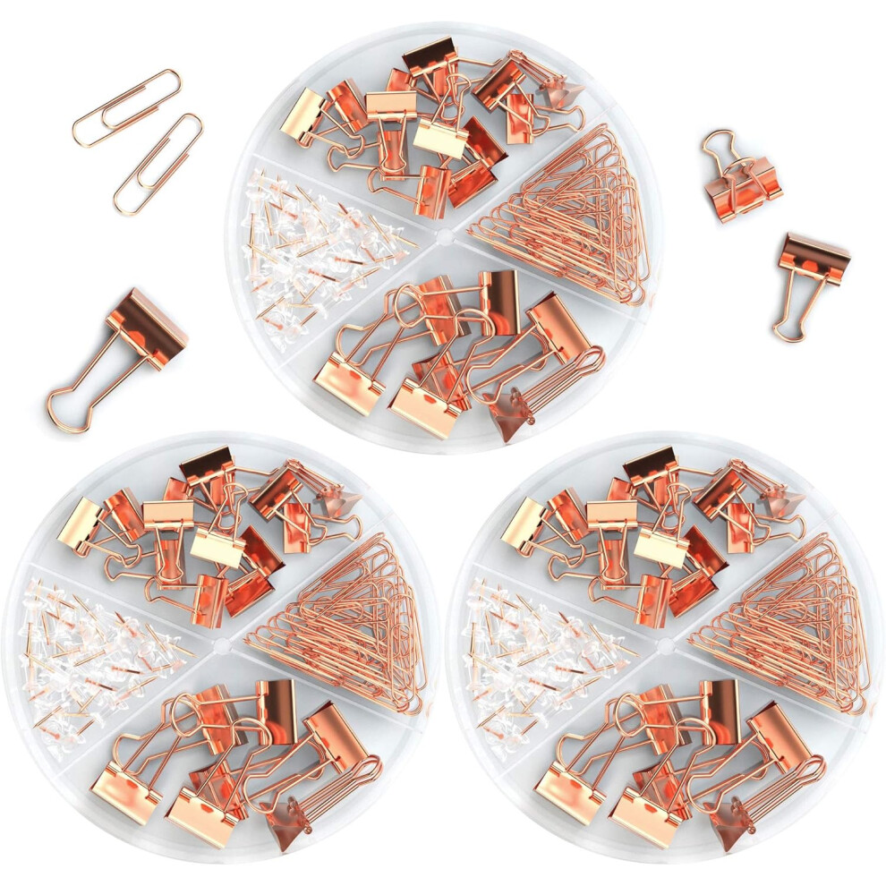 Stylish Approach To Binder Clips Combo Set, Exquisite Quality Jumbo Paper Clips, Durable Assorted Size Paper Clips, High Quality Electroplate Smooth W 9454554081717