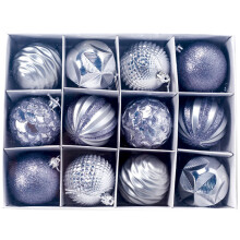Decorative Baubles, Silver Brown Christmas Tree Decorations, Shatterproof Plastic Hanging Ornaments For An Unforgettable Christmas