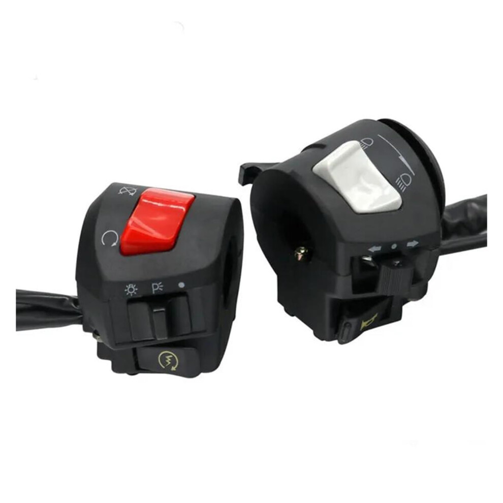 Motorcycle Handlebar Kill Switch With Start Stop Button For 22Mm Universal Control Assembly 9119770364463