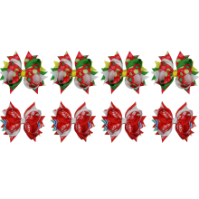 Strahlende Weihnachtsschleifen, exquisite Haaraccessoires für Mädchen, exklusive Kopfbedeckungen und vielseitige Haarschleifen für unvergessliche