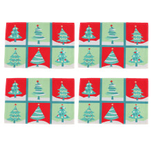 Tapete de Natal para Porta, Antiderrapante, Absorvente, Resistente à Sujeira, Construção Durável, Design de Perfil Baixo, Fácil de Limpar, para