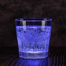 LED Luminous Champagne Flutes Glow in Dark Cocktail Glasses for Wedding Christmas Blue