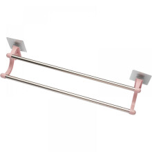 Handdoekrek van roestvrij staal met modern design, eenvoudig te installeren, wandmontage, handdoekhouder voor badkameraccessoires, roestbestendig,