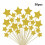 Celestial Elegance, 50 τεμάχια διακοσμητικά για cupcakes σε σχήμα Gold Star, διακοσμητικά για cupcakes 1