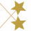 Celestial Elegance, 50 τεμάχια διακοσμητικά για cupcakes σε σχήμα Gold Star, διακοσμητικά για cupcakes 5