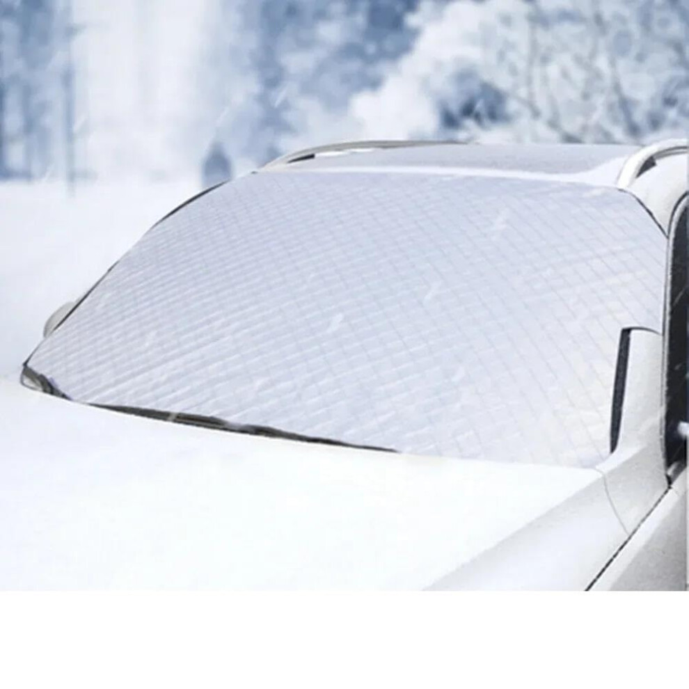 Allseason Car Windshield Cover With Magnetic Snow Frost Protection And Uv Sun Block 9323874593883