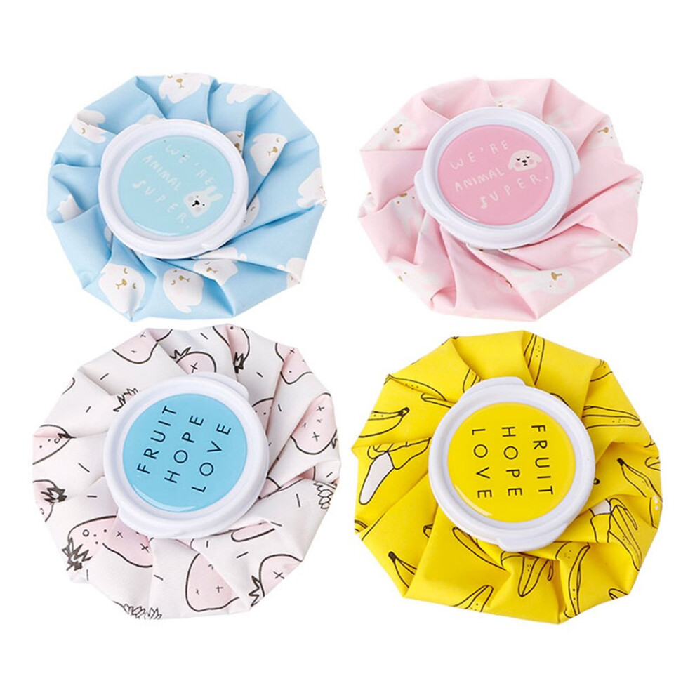 Hot Water Bottle with Soft Round Cover 450ml for Winter Pain Relief and Warmth