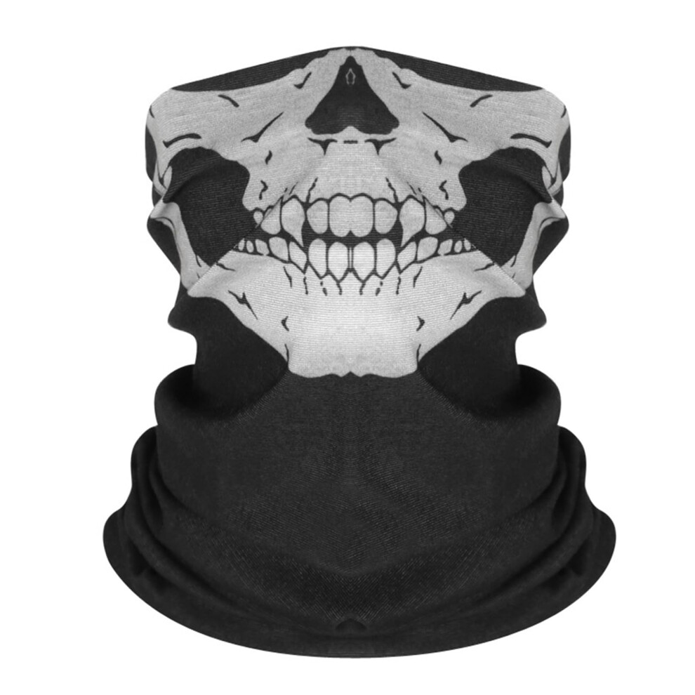 Halloween Skull Face Mask Tube Scarf For Motorcycle Cycling Ski Men Ghost Skeleton Balaclava 9119770365590