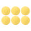 Lacrosse-Ball-Set, PVC, elastisch, ausgezeichneter 6