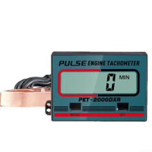 Digital Engine Tachometer with LCD, Inductive RPM Meter for 2/4 Stroke up to 8 Cylinders