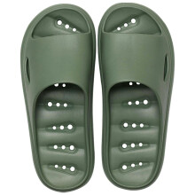 Soft Cushion Slides for Men and Women Lightweight AntiSlip Bath Shower Mules Green 3.5 UK