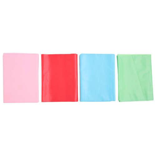 4 Stück Widerstandsbänder, Stretchband, Rot, Blau,
