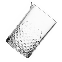 700ml Crystal Cocktail Mixing Glass with Thick Base, Japanese Style Stirring Glass for Professional Bartenders and Home Mixology