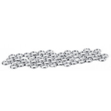 Anneaux brisés épais et innovants, anneaux ouverts plaqués argent pour vos créations de bijoux