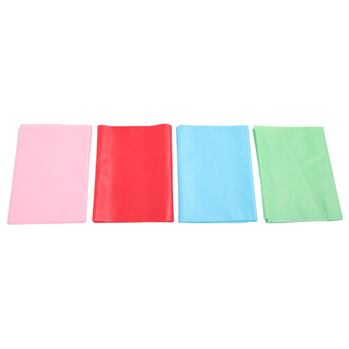 4 Stück Widerstandsbänder, Stretchband, Rot, Blau, 2