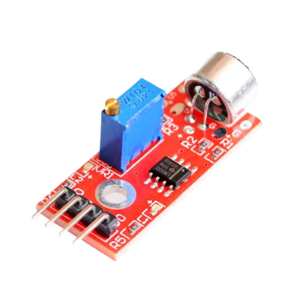 Sound Detection Sensor Module 4Pin Microphone For Arduino Diy Robot Car (4Pcs) 9119770366115