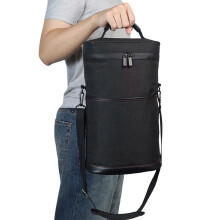 Wine Cooler Bag Insulated Tote for Wine Bottle Protection, Portable Travel Carrier for Catering