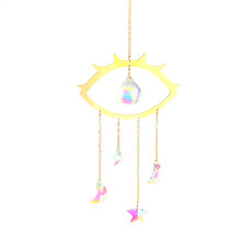 Sonnenfänger-Geschenke, Hängender Kristall-Sonnenfänger mit Regenbogen-Erzeuger, Prismenglas für das Augensymbol, Spirituelle Dekoration,