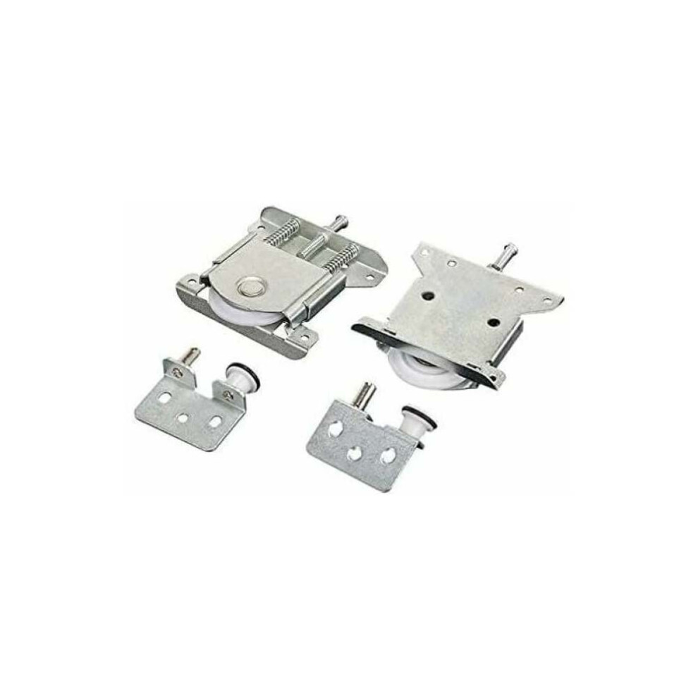 Toilet Partition Roller Upgrade, Quiet Galvanized Steel And Nylon Casters, Long Lifespan Sliding Door Pulleys, Universal Compatibility, Tear-Resistant 9454554095752