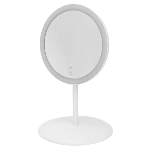Professional LED Makeup Mirror, Touch Screen Controlled Multi-Function Design, 180 Rotation For Optimal Viewing, Detachable Small Magnification 2
