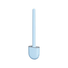 Wandmontierter WC-Reiniger, Silikon-WC-Bürste aus hochwertigem Material für kraftvolle Reinigung in Wohnmobilen und Haushalten, abnehmbarer Sockel