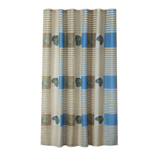 Eleganter Duschvorhang im modernen Design, wasserdichtes, hochwertiges Polyestergewebe mit klarem, farbechtem Bild, 183 cm B x 183 cm H, stilvolles